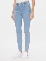 Tommy Jeans Jeansy Sylvia DW0DW17110 Niebieski Skinny Fit. Niebieskie jeansy damskie Tommy Jeans. Za 249.99 zł.