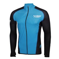 Bluza męska do biegania rozpinana EXTREME HOBBY CALEIDOSCOPE. Niebieskie bluzy męskie EXTREME HOBBY, m, bez wzorów, z elastanu, bez kaptura, do biegania. Za 219.00 zł.