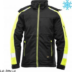 Kurtka męska Polstar ORSZ - OCIEPLANY SOFTSHELL RIVAL ŻÓŁTY - CZARNO-POMARAŃCZOWY(cp) 2XL. Brązowe kurtki męskie Polstar, m, bez wzorów, z softshellu, bez kaptura. Za 203.10 zł.