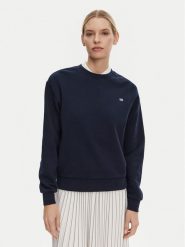 Tommy Hilfiger Bluza WW0WW45980 Granatowy Regular Fit. Niebieskie bluzy damskie Tommy Hilfiger, xl, bez wzorów, z bawełny, bez kaptura. Za 259.99 zł.