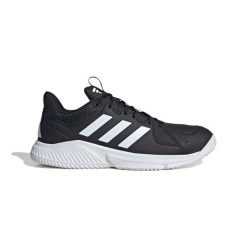 Buty halowe adidas Court Flight. Czarne buty sportowe męskie Adidas, bez zapięcia, do piłki ręcznej. Za 371.00 zł.
