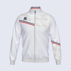 Kurtka z dresu Errea Erick. Białe bluzy męskie ERREA, m, bez wzorów, z dresówki. Za 177.00 zł.