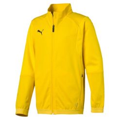 Bluza sportowa dla chłopca Puma Liga Training Jacket. Żółte bluzy dla chłopców Puma, bez wzorów, z dresówki, bez ramiączek, bez kaptura. W wyprzedaży za 181.10 zł.