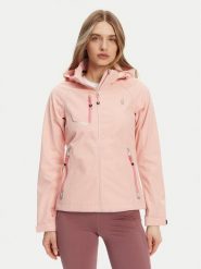Aulp Kurtka softshell Rossa Koralowy Regular Fit. Pomarańczowe kurtki damskie Aulp, s, bez wzorów, z softshellu, bez kaptura, outdoorowe. Za 309.99 zł.