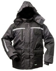 Apple JACKET LONG ARCTIC GREY/BLACK WJ-8924 L. Czarne kurtki damskie APPLE, l, bez wzorów, bez kaptura. Za 193.86 zł.