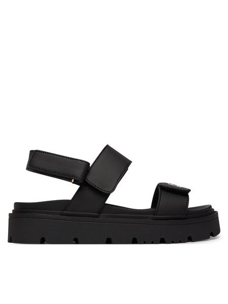 Tommy Hilfiger Sandały T3A2-34284-0326 Czarny. Czarne sandały dziewczęce Tommy Hilfiger, ze skóry, bez zapięcia. Za 359.99 zł.