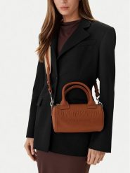 LOVE MOSCHINO Torebka JC4054PP1OLE0200 Brązowy. Brązowe torebki do ręki damskie Love Moschino, bez wzorów, ze skóry, bez dodatków. Za 869.99 zł.