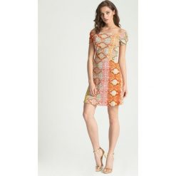 Sukienka mini. Szare sukienki damskie Just Cavalli, na imprezę, bez wzorów, bez kołnierzyka, bez ramiączek, mini, dopasowane. Za 489.00 zł.