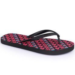 Japonki damskie Fila TROY LOGO SLIPPER. Czarne klapki damskie Fila, bez wzorów. Za 59.00 zł.