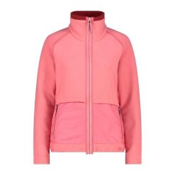 Bluza damska turystyczna CMP 32H2316. Czerwone bluzy sportowe damskie CMP, xl, bez wzorów, bez kaptura, trekkingowe. W wyprzedaży za 419.99 zł.