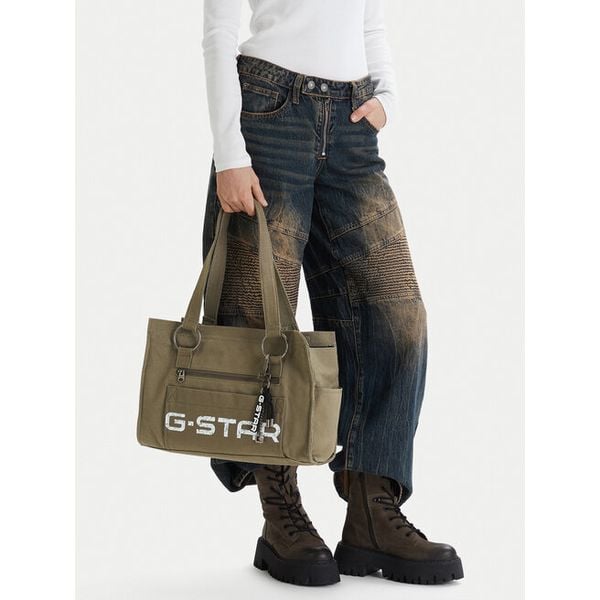 Torebka G-Star. Brązowe torebki do ręki damskie G-Star, bez wzorów, retro, bez dodatków. Za 199.99 zł.