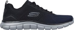 Skechers Buty męskie Skechers Track-Ripkent czarno-granatowe 232399 NVBK 40. Czarne buty sportowe męskie Skechers, bez zapięcia. Za 247.31 zł.