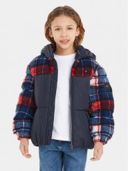 Tommy Hilfiger Kurtka zimowa KB0KB08568 Granatowy Regular Fit. Niebieskie buty zimowe chłopięce Tommy Hilfiger, na zimę, bez wzorów, z syntetyku, bez kaptura. Za 689.99 zł.