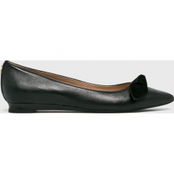 Lauren Ralph Lauren - Baleriny. Szare baleriny damskie Lauren Ralph Lauren, z gumy. Za 469.90 zł.