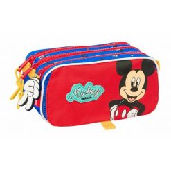 Piórnik Potrójny Mickey Mouse Good Day. Czerwone torby i plecaki dziecięce MINI MOUSE. W wyprzedaży za 102.25 zł.