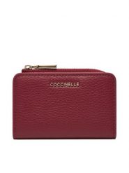 Coccinelle Portfel MW5 Metallic Soft E2 MW5 17 01 01 Bordowy. Czerwone portfele damskie Coccinelle, bez wzorów, ze skóry. Za 399.99 zł.