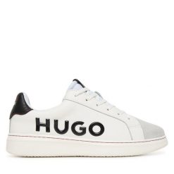 Sneakersy HUGO. Białe trampki i tenisówki chłopięce Hugo, bez wzorów, bez zapięcia. Za 649.99 zł.