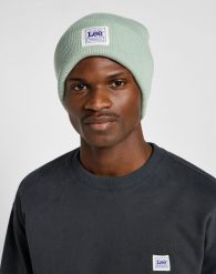 LEE MĘSKA CZAPKA WORKWEAR BEANIE POND 112358299 LP75016263. Czapki i kapelusze męskie Lee, bez wzorów. Za 79.99 zł.