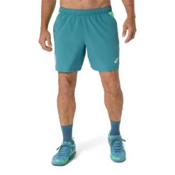 Szorty Asics Court 7in. Zielone szorty męskie Asics, s, bez wzorów, z materiału, klasyczne. Za 172.55 zł.