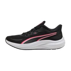 Buty do biegania Puma. Czarne obuwie sportowe damskie Puma, bez wzorów, z gumy, do biegania. Za 233.70 zł.