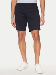 Calvin Klein Szorty materiałowe K10K114071 Granatowy Slim Fit. Niebieskie szorty męskie Calvin Klein, m, bez wzorów, z bawełny. Za 219.99 zł.