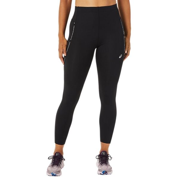 Leginsy fitness damskie ASICS Race High Waist Tight. Czarne legginsy damskie Asics, m, bez wzorów, z poliesteru, z podwyższonym stanem, na fitness i siłownię. W wyprzedaży za 199.95 zł.