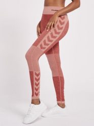 Damskie legginsy mid-rise Hummel Clea. Fioletowe legginsy damskie Hummel, xs, bez wzorów, z dzianiny. Za 163.40 zł.