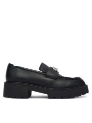 Calvin Klein Loafersy Chunky Loafer Lth Hw YW0YW01912 Czarny. Czarne mokasyny damskie Calvin Klein, ze skóry. Za 499.99 zł.