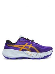 Asics Buty do biegania Trabuco 14 1011C166 Niebieski. Niebieskie buty sportowe męskie Asics, z meshu, bez zapięcia, do biegania. Za 719.99 zł.