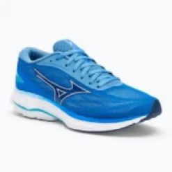 Buty do biegania damskie Mizuno Wave Ultima 15. Białe obuwie sportowe damskie Mizuno, bez wzorów, z gumy, do biegania, mizuno wave. Za 499.99 zł.
