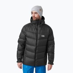 Kurtka puchowa męska Helly Hansen Verglas Icefall Down. Czarne kurtki męskie Helly Hansen, m, bez wzorów, z puchu, trekkingowe. Za 799.99 zł.