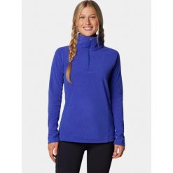 Bluza polarowa damska Columbia Glacial IV 1/2 Zip. Niebieskie bluzy sportowe damskie Columbia, xs, bez wzorów, z polaru, bez kaptura, trekkingowe. Za 89.99 zł.