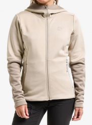 Bluza rozpinana damska Didriksons Anneli Fullzip 3. Brązowe bluzy damskie Didriksons, l, bez wzorów, z elastanu, bez kaptura. Za 388.25 zł.
