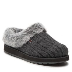 Kapcie Skechers. Szare kapcie damskie Skechers, bez wzorów. Za 169.99 zł.