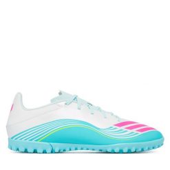 Buty do piłki nożnej adidas. Białe buty sportowe męskie Adidas, bez zapięcia, do piłki nożnej. Za 231.99 zł.
