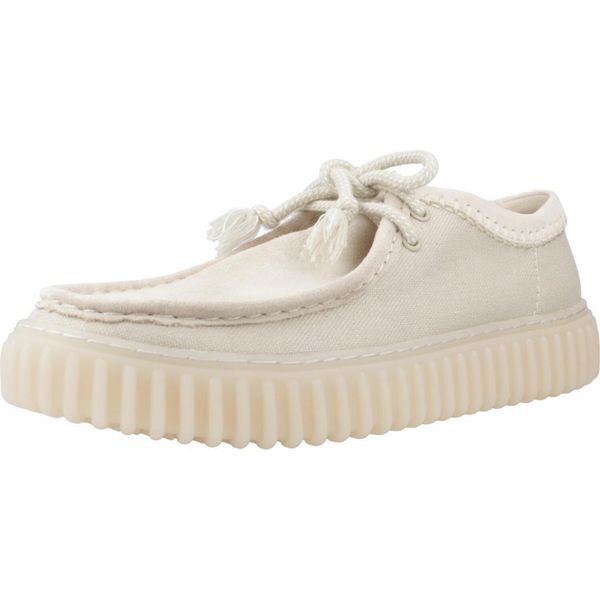 Buty CLARKS TORHILL LO Beżowy. Brązowe trekkingi męskie Clarks, trekkingowe. Za 432.99 zł.