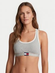 Tommy Hilfiger Biustonosz top UW0UW06270 Szary jasny. Szare biustonosze Tommy Hilfiger, bez wzorów, z bawełny. Za 149.99 zł.