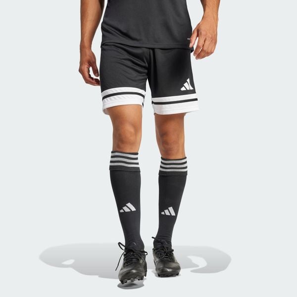 Szorty Squadra 25. Białe krótkie spodenki sportowe męskie Adidas, s, bez wzorów, do piłki nożnej. Za 69.00 zł.