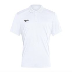 Koszulka T-Shirt damski Speedo Club Dry Polo. Czerwone koszulki sportowe damskie Speedo, m, bez wzorów, bez kołnierzyka, bez ramiączek. Za 92.24 zł.