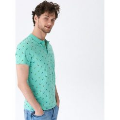 Koszulka polo z nadrukiem - Zielony. Koszulki polo męskie marki House. Za 59.99 zł.