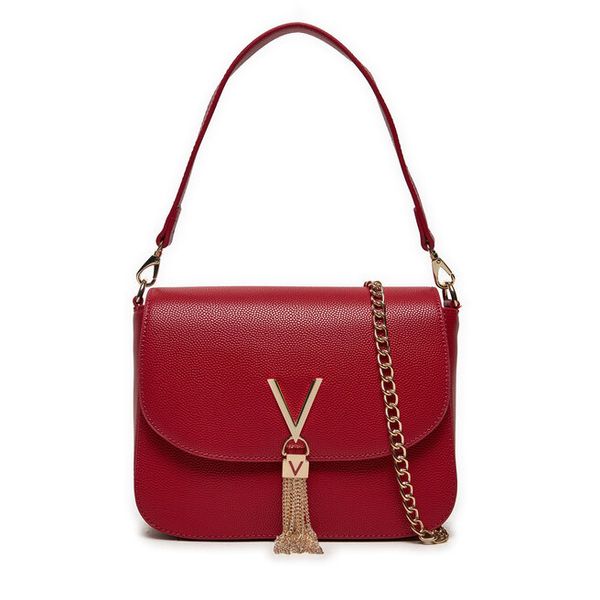 Torebka Valentino. Czerwone torebki do ręki damskie Valentino, bez wzorów, klasyczne, bez dodatków. Za 329.99 zł.