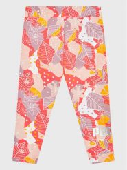 Puma Legginsy Bloom 670314 Różowy Tight Fit. Czerwone legginsy dla dziewczynek Puma, bez wzorów, z bawełny. Za 42.99 zł.