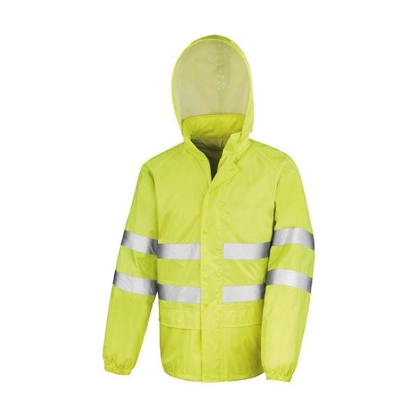 Kurtka wodoodporna Result Hi-Vis. Żółte kurtki męskie RESULT, m, bez wzorów, z poliesteru, bez kaptura. Za 113.30 zł.