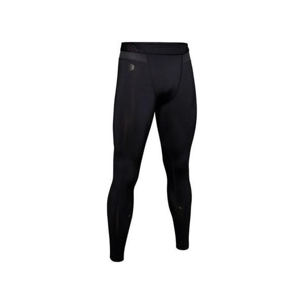 Legginsy Under Armour RUSH. Czarne legginsy sportowe męskie Under Armour, s, bez wzorów, z materiału, na fitness i siłownię. Za 280.40 zł.