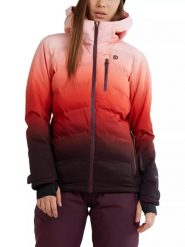 Kurtka narciarska damska Pumila Padded Jacket. Białe kurtki damskie Fundango, m, bez wzorów, z materiału, długie, z kapturem, narciarskie. Za 599.00 zł.