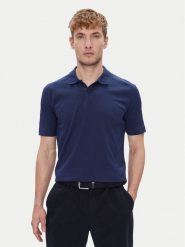 Marc O'Polo Polo 526 2144 53004 Granatowy Regular Fit. Niebieskie koszulki polo męskie Marc O'Polo, m, bez wzorów, z bawełny, bez ramiączek. Za 269.99 zł.