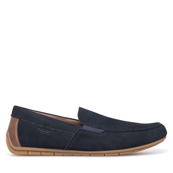 Mokasyny Rieker. Niebieskie mokasyny męskie Rieker. Za 369.99 zł.