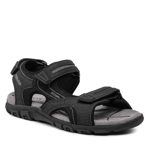 Sandały Geox. Niebieskie klapki męskie Geox, bez zapięcia. Za 269.99 zł.