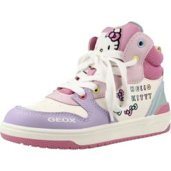 Buty GEOX J66HXH 054AS J WASHIBA Wielokolorowy. Obuwie sportowe damskie Geox, bez wzorów, z syntetyku, na fitness i siłownię. Za 264.99 zł.
