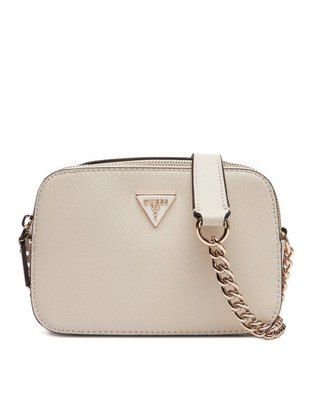 Guess Torebka Noelle II HWZG96 72140 Écru. Torebki do ręki damskie Guess, z aplikacjami, ze skóry, wizytowe, bez dodatków. Za 289.99 zł.